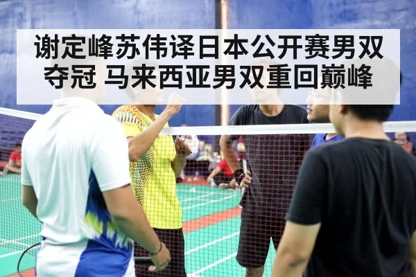 谢定峰苏伟译日本公开赛男双夺冠 马来西亚男双重回巅峰